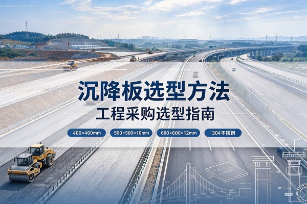 历下沉降板选择方法