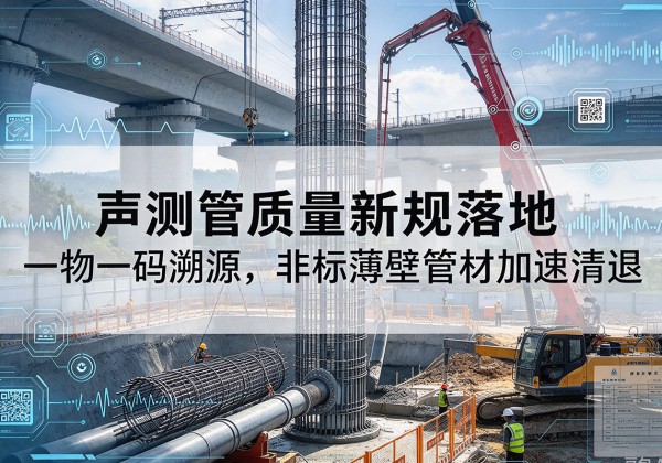 历下声测管质量新规落地，一物一码溯源，非标薄壁管材加速清退
