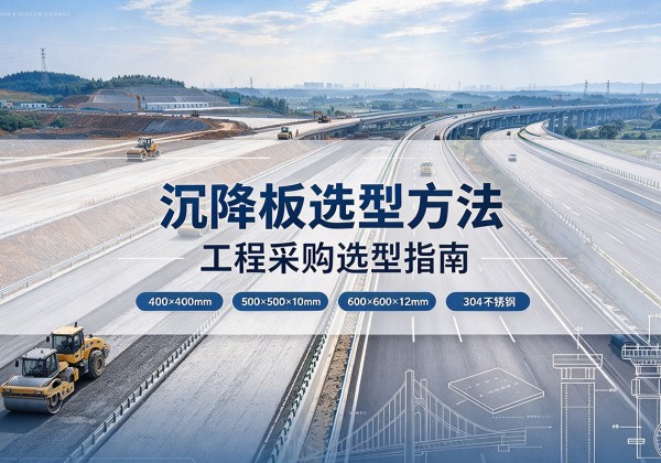 历下沉降板选择方法
