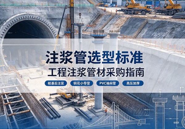 历下注浆管选型标准